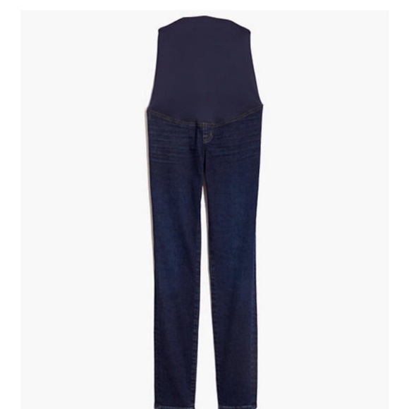 Maternity Over-the-Belly Skinny Jeans in Orland Wash: TENCEL™ Denim Edition - Picture 3 of 3